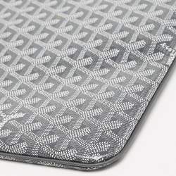 Goyard Grey Goayrdine Coated Canvas and Leather Senat MGM Pouch