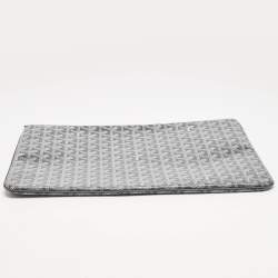 Goyard Grey Goayrdine Coated Canvas and Leather Senat MGM Pouch