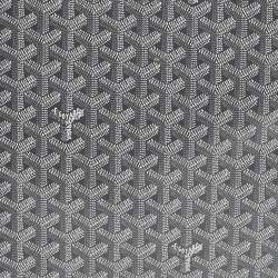 Goyard Grey Goayrdine Coated Canvas and Leather Senat MGM Pouch