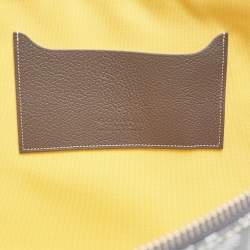Goyard Grey Goayrdine Coated Canvas and Leather Senat MGM Pouch