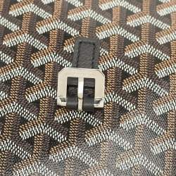 مملوكة مسبقًا حقيبة ماسنجر جويارد أسود جويردين قماش مطلي كابتيان MM