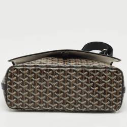 مملوكة مسبقًا حقيبة ماسنجر جويارد أسود جويرد�ين قماش مطلي كابتيان MM