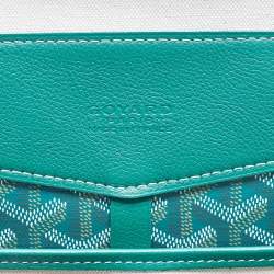 Pre Owned Goyard Green Goyardine Coated Canvas and Leather Cisalpin Backpack