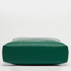 مملوكة مسبقًا Goyard Cisalpin Green Goyardine Coated Canvas and Leather Document Case