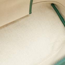 مملوكة مسبقًا Goyard Cisalpin Green Goyardine Coated Canvas and Leather Document Case