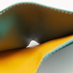 Pre Owned حامل بطاقات جويارد سانت بيير أخضر كانفاس مقوى جوياردين