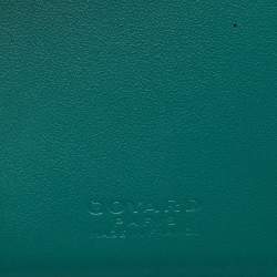 Pre Owned حامل بطاقات جويارد سانت بيير أخضر كانفاس مقوى جوياردين