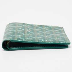Goyard Green Goyardine Coated Canvas Victoire Wallet