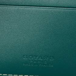 Goyard Green Goyardine Coated Canvas Victoire Wallet