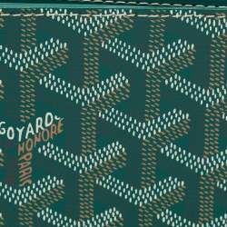 Goyard Green Goyardine Coated Canvas Victoire Wallet