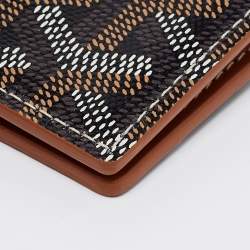 مملوكة مسبقًا Goyard Black Goyardine Coated Canvas Saint Pierre Bifold Card Holder
