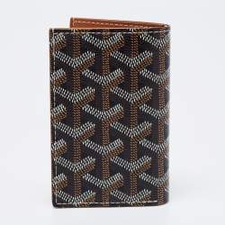 مملوكة مسبقًا Goyard Black Goyardine Coated Canvas Saint Pierre Bifold Card Holder