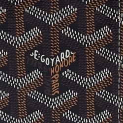 مملوكة مسبقًا Goyard Black Goyardine Coated Canvas Saint Pierre Bifold Card Holder