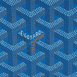 Goyard Blue Coated Canvas Victoire Bi-Fold Wallet