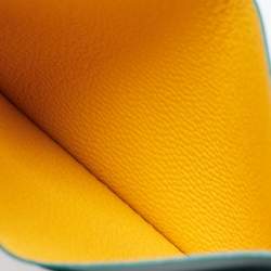 Pre Owned Goyard Green Goyardine Coated Canvas and Leather Saint Sulpice Card Holder