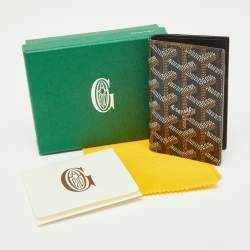 Goyard Black Goyardine Coated Canvas Saint Pierre Bifold Card Holder
