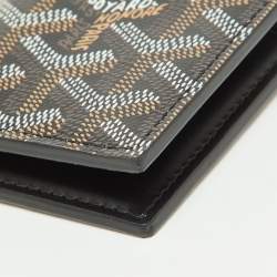 Goyard Black Goyardine Coated Canvas Saint Pierre Bifold Card Holder