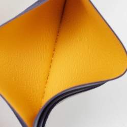 Goyard Navy Blue Goyardine Coated Canvas and Leather Saint Sulpice Card Holder