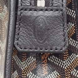 Goyard Black Goyardine Coated Canvas Jouvence MM Toiletry Bag