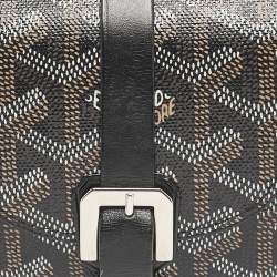 Goyard Black Goyardine Coated Canvas and Leather Travel Watch Case