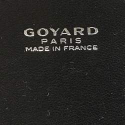 Goyard Black Goyardine Coated Canvas and Leather Travel Watch Case