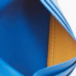 Goyard Blue Goyardine Coated Canvas Saint Marc Card Holder