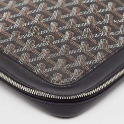 Goyard Black Goyardine Coated Canvas and Leather Compagnon Universel Briefcase 