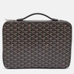 Goyard Black Goyardine Coated Canvas and Leather Compagnon Universel Briefcase 