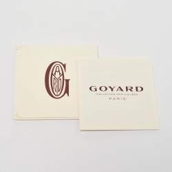 Goyard Orange Goyardine Coated Canvas and Leather Steamer Bag
