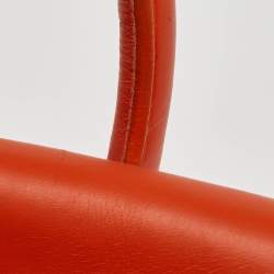 Goyard Orange Goyardine Coated Canvas and Leather Steamer Bag