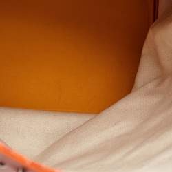 Goyard Orange Goyardine Coated Canvas and Leather Steamer Bag