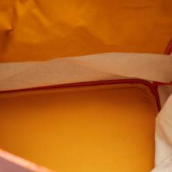 Goyard Orange Goyardine Coated Canvas and Leather Steamer Bag