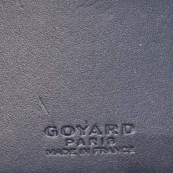 Goyard Blue Goyardine Coated Canvas Victoire Bifold Wallet