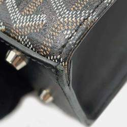 Goyard Komall Black Pvc Leather Size Gm
