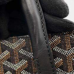 Goyard Komall Black Pvc Leather Size Gm