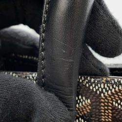 Goyard Komall Black Pvc Leather Size Gm