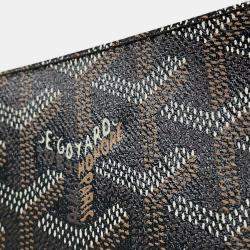 Goyard Komall Black Pvc Leather Size Gm
