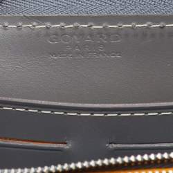 Goyard Grey Goyardine Coated Canvas and Leather Matignon GM Wallet