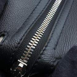 Goyard Black Goyardine Canvas and Leather Tote Bag