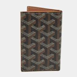 Goyard Brown Goyardine Coated Canvas Saint Pierre Card Holder