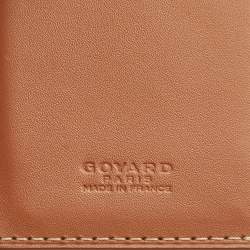 Goyard Brown Goyardine Coated Canvas Saint Pierre Card Holder