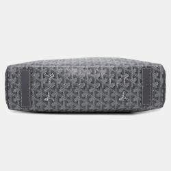 Goyard Sack Voltaire Gray Pvc Coated Canvas
