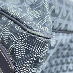 Goyard Sack Voltaire Gray Pvc Coated Canvas