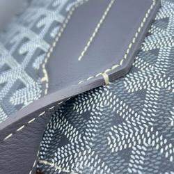Goyard Sack Voltaire Gray Pvc Coated Canvas