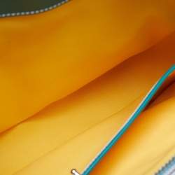 Pre Owned Goyard Green Goyardine Coated Canvas and Leather Ambassade PM Briefcase