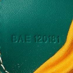 Pre Owned Goyard Green Goyardine Coated Canvas and Leather Bowling 55 bag