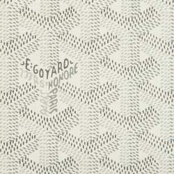 Pre Owned محفظة جويا رد فيكتوري كانفاس مقوى جوياردين أبيض بطيتين