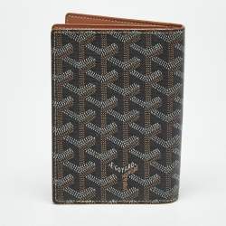 مملوكة مسبقًا Goyard Brown Goyardine Coated Canvas and Leather Travel Wallet