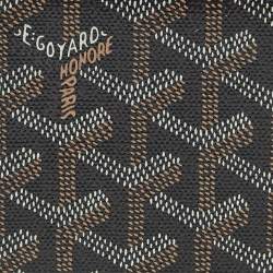 مملوكة مسبقًا Goyard Brown Goyardine Coated Canvas and Leather Travel Wallet