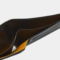 Pre Owned Goyard Black Goyardine Coated Canvas Victoire Bifold Wallet